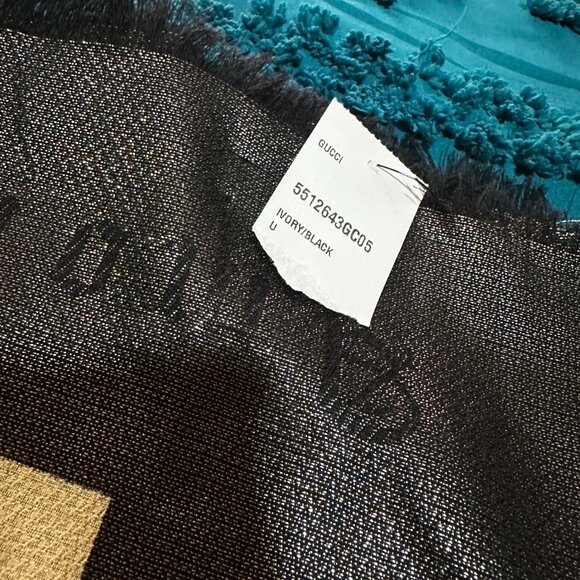 Gucci Wool Blanket Scarf - Large - Picture 3 of 14